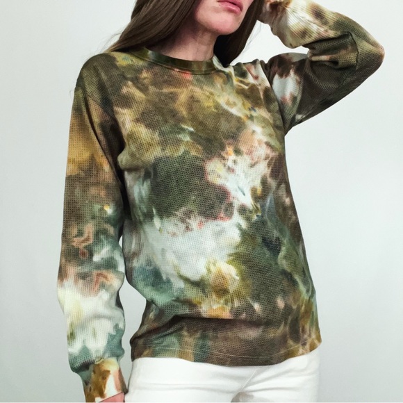 Vintage Tops - Vintage Hand-Dyed Thermal | Size M/L